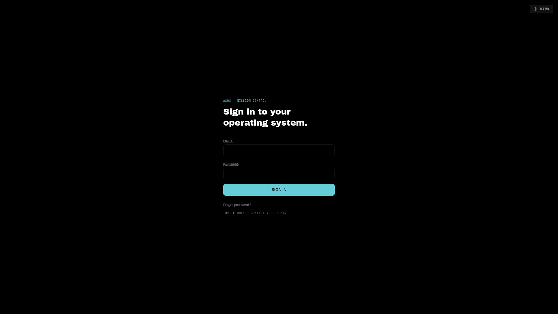 Sales Dashboard homepage preview