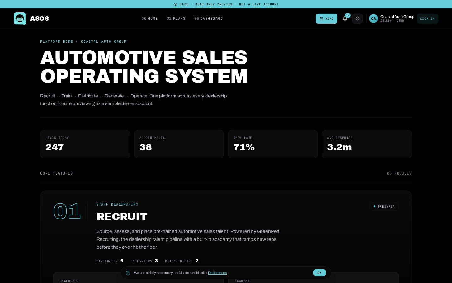 Sales Dashboard product screenshot